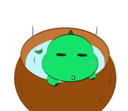 silly dinosaur sticker #10390964