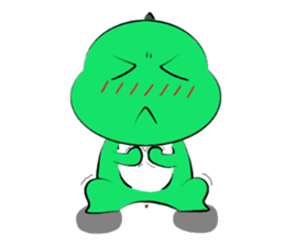 silly dinosaur sticker #10390980