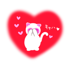 lovey dovey cats sticker #10391561