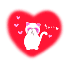 lovey dovey cats sticker #10391561
