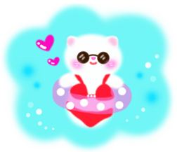 lovey dovey cats sticker #10391579