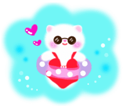 lovey dovey cats sticker #10391579