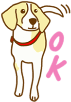 Handsome Beagle "REN" sticker #10392264