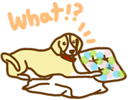 Handsome Beagle "REN" sticker #10392268
