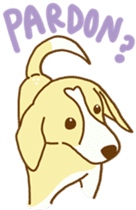 Handsome Beagle "REN" sticker #10392269