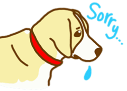 Handsome Beagle "REN" sticker #10392270