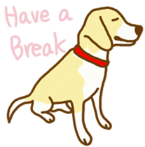 Handsome Beagle "REN" sticker #10392277