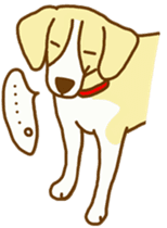 Handsome Beagle "REN" sticker #10392282