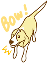 Handsome Beagle "REN" sticker #10392287