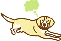 Handsome Beagle "REN" sticker #10392288
