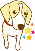 Handsome Beagle "REN" sticker #10392289