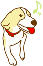 Handsome Beagle "REN" sticker #10392290