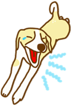 Handsome Beagle "REN" sticker #10392294