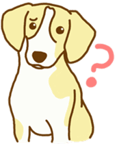 Handsome Beagle "REN" sticker #10392295