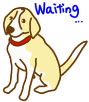 Handsome Beagle "REN" sticker #10392297