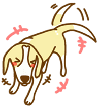 Handsome Beagle "REN" sticker #10392298