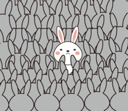 Mood of the rabbit sticker #10392883