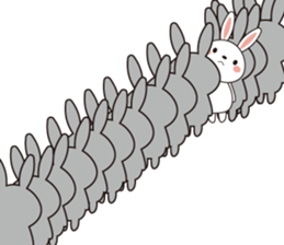 Mood of the rabbit sticker #10392884