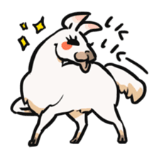 Cute & Ugly Llama! sticker #10393666