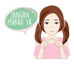 Attractive Girl sticker #10393784