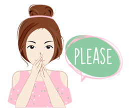 Attractive Girl sticker #10393786