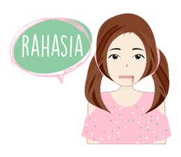 Attractive Girl sticker #10393788