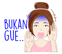 Attractive Girl sticker #10393790