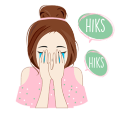 Attractive Girl sticker #10393791