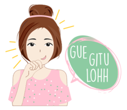 Attractive Girl sticker #10393793