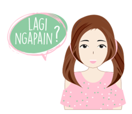 Attractive Girl sticker #10393794