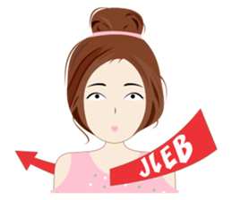 Attractive Girl sticker #10393795