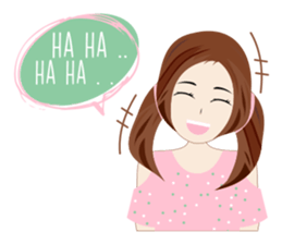 Attractive Girl sticker #10393796