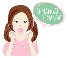 Attractive Girl sticker #10393798