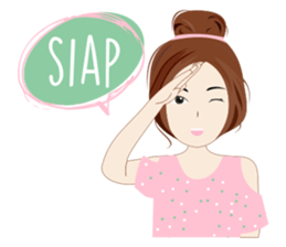 Attractive Girl sticker #10393803