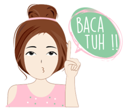 Attractive Girl sticker #10393808