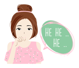 Attractive Girl sticker #10393814