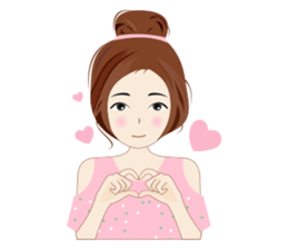 Attractive Girl sticker #10393820