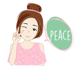 Attractive Girl sticker #10393822