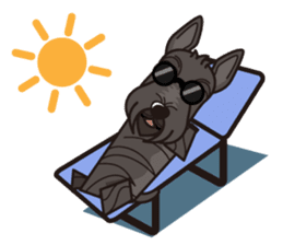 iinu - Scottish Terrier sticker #10393905