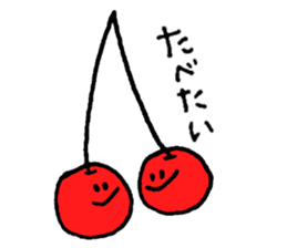 Begging fruit sticker #10394872