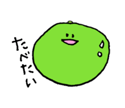 Begging fruit sticker #10394892