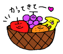 Begging fruit sticker #10394903