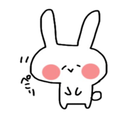Cute rabbit Sticker spring sticker #10394970