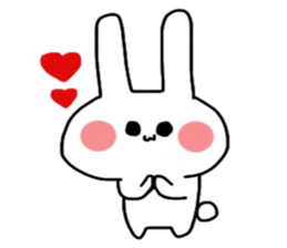 Cute rabbit Sticker spring sticker #10394977