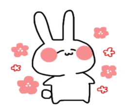Cute rabbit Sticker spring sticker #10394980
