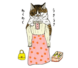 Strange world of cats 3 sticker #10395153