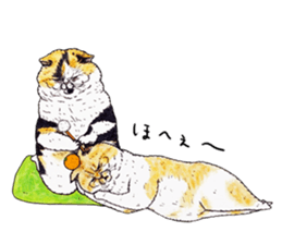 Strange world of cats 3 sticker #10395166