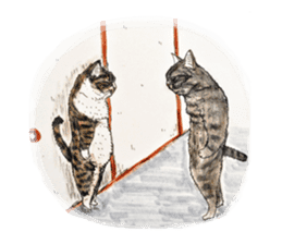 Strange world of cats 3 sticker #10395180