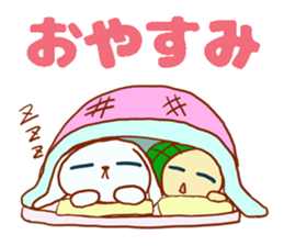 usagi & kamekichi sticker #10395591