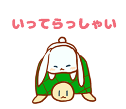 usagi & kamekichi sticker #10395593